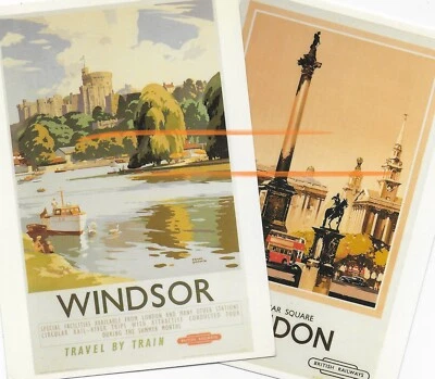 £2.20 • Buy 1985 Postcards Re: 'Travel By Train'. Set Of 5.