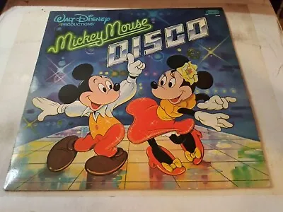 Walt Disney - Mickey Mouse Disco VG+ Original Disneyland 2504 LP Record 1979 • $8.99