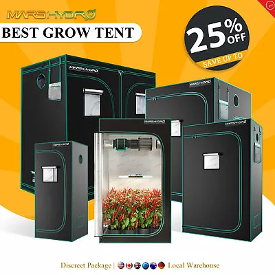 Mars Hydro Indoor Grow Tent Mylar Reflective Hydroponics Indoor Plant Dark Room • $69.99