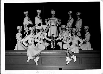 Vintage Photo School Band Majorettes 1952-1953 Unknown School Members Id'd  Back • $13.95