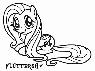 My Little Pony Friendship Is Magic Fluttershy Wall Art Decal Home Bedroom Design • $17.95