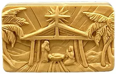 Manger Scene Silicone Mold SOAP Plaster Wax Resin Clay 5oz Jesus • $37.63