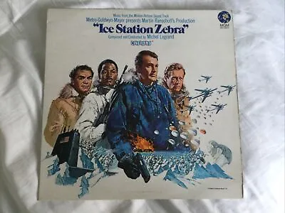 ‘ice Station Zebra’ Ost 1968 Lp Michel Legrand Laminated Fb Stereo Free Uk Post • £25