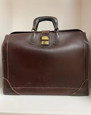 Mulholland Brothers Holland Brothers Leather Briefcase Lawyer Bag Attache • $360