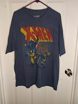 Marvel Comics Wolverine X Men Graphic Shirt Adult 2XL X Men Gray Short Sleeve T • $15