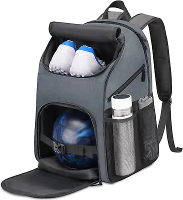 Bowling Backpack Bowling Ball Bag For Single Ball With Shoe Compartment & • $46.58
