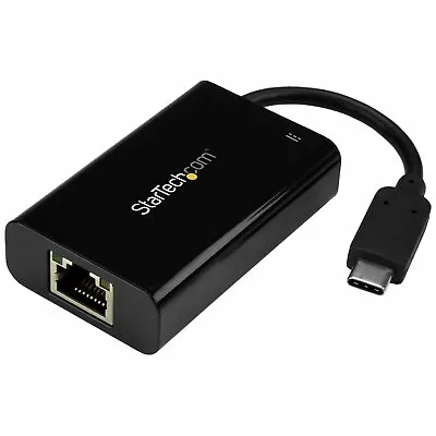 £80.52 • Buy Star Tech 5G USB C To RJ45 Ethernet Adapter W/ 60W Power Delivery F/ Laptops BLK