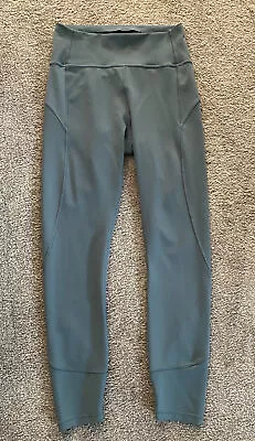 LULULEMON In Movement 7/8 Tights Mystic Green EverLux 25  Yoga NEW Size 6 • $29.99