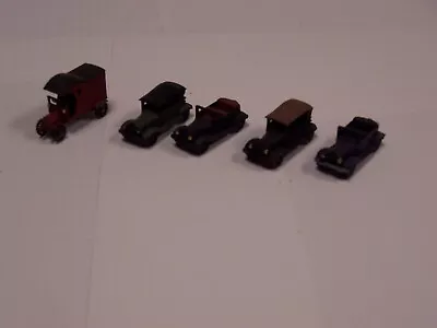 N SCALE Model T Cars - Set Of 5 -Lot P45 • $72.50