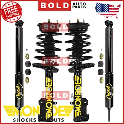 Monroe Front Complete Struts Coil Spring & Rear Shocks 4PCS Set For Ford Mustang • $361.95