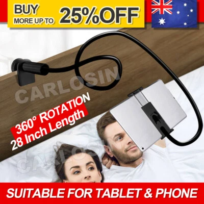 $12.85 • Buy 360 Rotating Tablet Stand Holder Lazy Bed Desk Mount For IPad IPhone Air Samsung