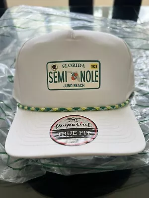 Seminole Golf Club Imperial Golf Hat True Fit License Plate Rope Hat • $150