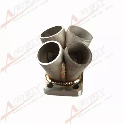 4-1 4 Cylinder Manifold Header Merge Collector Stainless Steel T3 T3/T4 Flange • $58.99