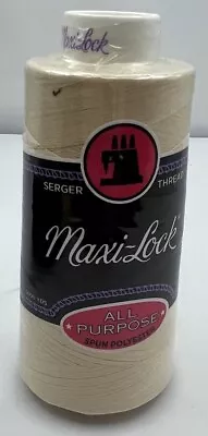 Maxi-Lock Serger Thread 3000 YD Natural Color Polyester All-purpose • $5