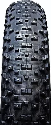 $118.95 • Buy VEE Rubber SnowShoe XL 26  X 4.8  STUDDED Folding Bead Fat Bike Tire Silica Ice