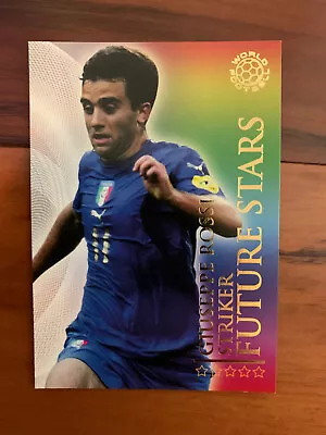 2009 Futera World Football Soccer - Italy GIUSEPPE ROSSI Rookie MINT • $2.50