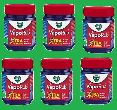 Vicks VapoRub Xtra Strong 25ml X6 Pc BEST FOR Cough Cold And Flu • $22