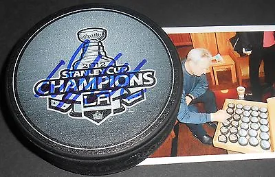 Darryl Sutter LA Kings Autographed Signed 2012 Stanley Cup Champs Puck B3 • $9.99