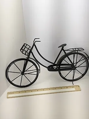 Metal Bike Model Craft Home Decoration Bicycle Figurine Miniature 14 Inches Long • £47.50