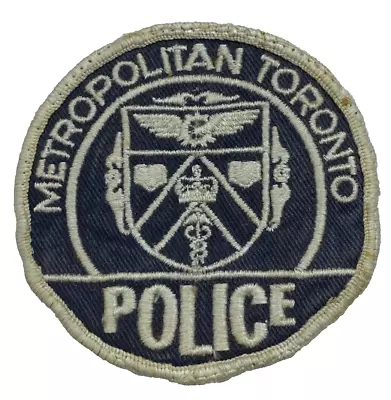 Vintage Metropolitan Toronto Police Patch Ontario Canada • $2.92