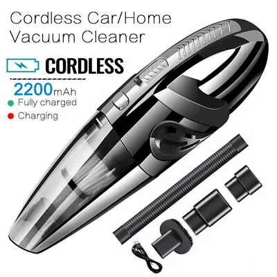 $27.54 • Buy Portable Cordless Hand Held Vacuum Cleaner Wet Dry Car Auto Home Duster
