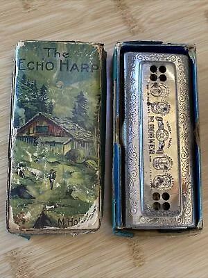 M. Hohner The Echo Harp Harmonica In Original Box • $9.95