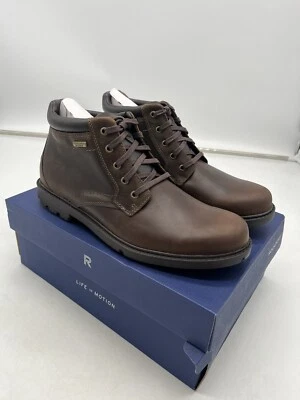 £59.99 • Buy Rockport Rugged Bucks Waterproof Ankle Boot Brown Mens In UK 9.5 BRAND NEW