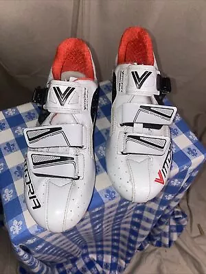 Vittoria Zoom Road Cycling Shoes White EU 39.5 US 9M • $19.99