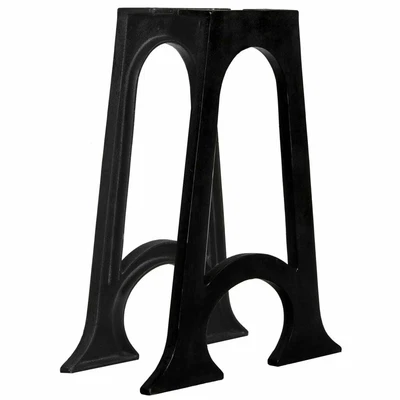 $173.04 • Buy Dining Table Legs 2 Pcs With Arched Base A-Frame Cast Iron