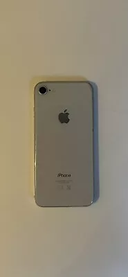 Apple IPhone 8 64GB Unlocked White/Silver - 75% Battery - Cracked • £60