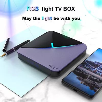 5pcs/lot Dhl Free A95X F3 Air II RGB TV Box Android 11Amlogic 4GB  64GB 32GB • $220