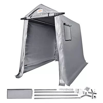 VEVOR Portable Storage Shelter Garage Car Tent Carport Shed Zipper Door Outdoor • $140.99