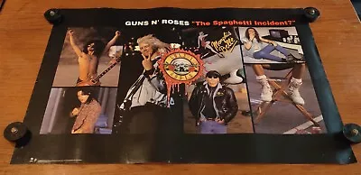 Promo Poster Guns N' Roses Spaghetti Incident 1993 Geffen 38  X 26  • $20