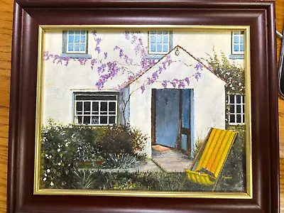 OIL PAINTING On Hardboard Panel A LAZY AFTERNOON By Honor HIlls 8x10   FRAMED • £20