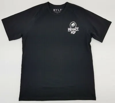 BYLT T-shirt Mens Size L Black Premium Crew Basics Short Sleeves NWOT B18 • $18.88