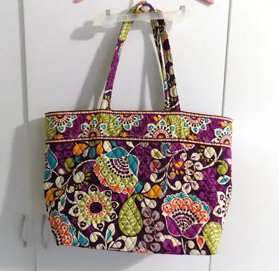 Vera Bradley Plum Crazy Extra Large Tote 23 X 15 X 8  • $45.99