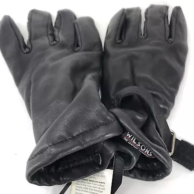 M Julian Wilson’s Leather MENS Thinsulate Insulations Black Gloves NWT XL • $24.95