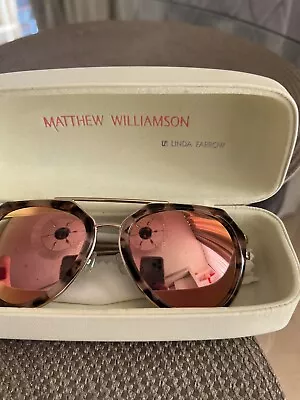 Linda Farrow X Matthew Williamson Mirror Sunglasses • £129