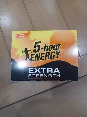 5 Hour Energy Shot Peach Mango Extra Strength 12 Ct 1.93 Oz EXP 8/2025 • $34.49