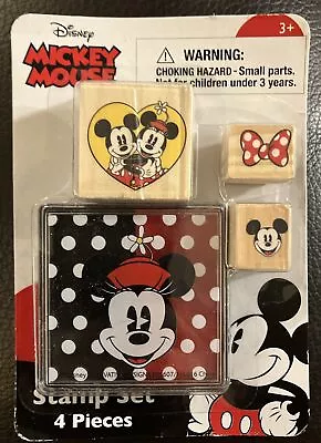 NEW-Disney Mickey Mouse With Minnie Stamp Set Age 3+ • $2.75
