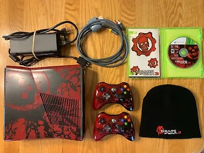 $125 • Buy Microsoft Xbox 360 Gears Of War 3 Limited Edition Red & Black Console Bundle