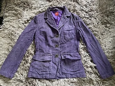 Miss Sixty Purple Corduroy Jacket Sz My2k Retro • $24.88