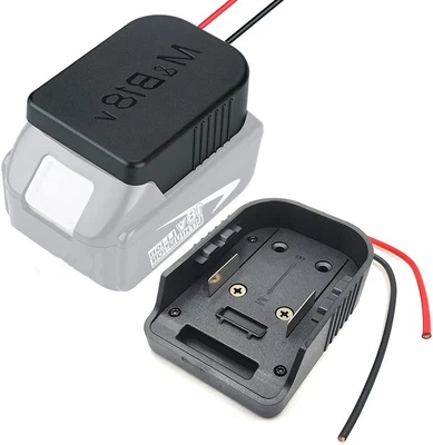 $13.89 • Buy Power Wheels Adaptor For Bosch/Makita 18V 14.4V Battery Power Mount Connector