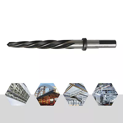 7/16  Bridge Reamer Round W/ 1/2  Three Flat Shank Spiral Chuck Drill Bit New US • $15.35