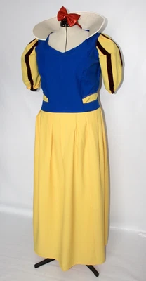 £39.99 • Buy Ladies Long Snow White Costume Disney Princess Fancy Dress Plus Size Uk 18-20