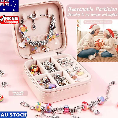 DIY Girls Bracelet Making Kit Beads Jewellery Charms Pendant Set Craft Kids Gift • $23.99