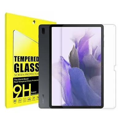 Tempered Glass For Samsung Galaxy Tab S7 FE 12.4 Inch Tablet Screen Protector • £8.49