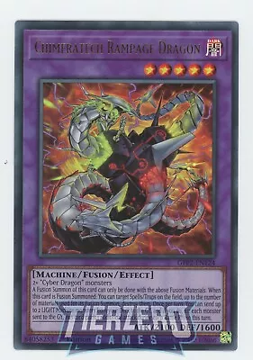 Yugioh Chimeratech Rampage Dragon GFP2-EN124 Ultra Rare 1st Edition Near Mint • £1.79