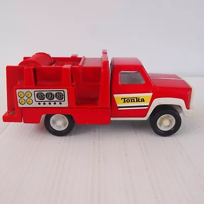 Vintage Tonka Fire Rescue Truck 606 Pressed Steel Metal & Plastic • $25