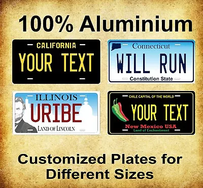 Any Design Any Text Personalize Vehicle Car Auto OR Motorcycle License Plate Tag • $15.11